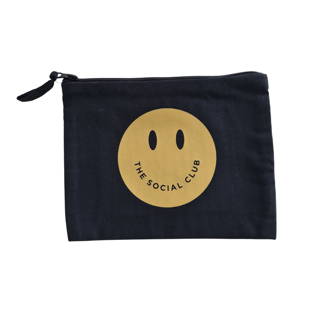 Black & Gold 100% Recycled Pouch