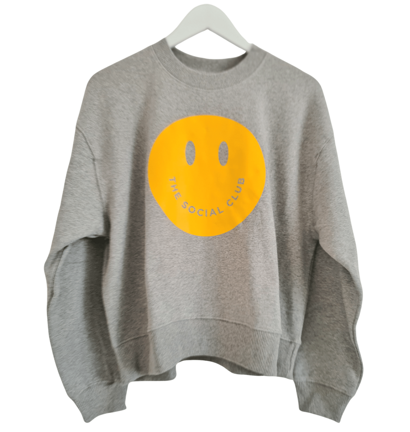 Grey & Sunshine Yellow 100% Organic Sweatshirt