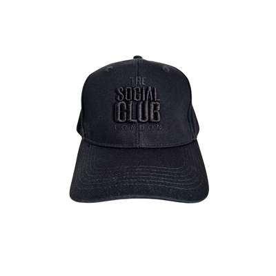 BLACK ON BLACK TSC LONDON BASEBALL CAP